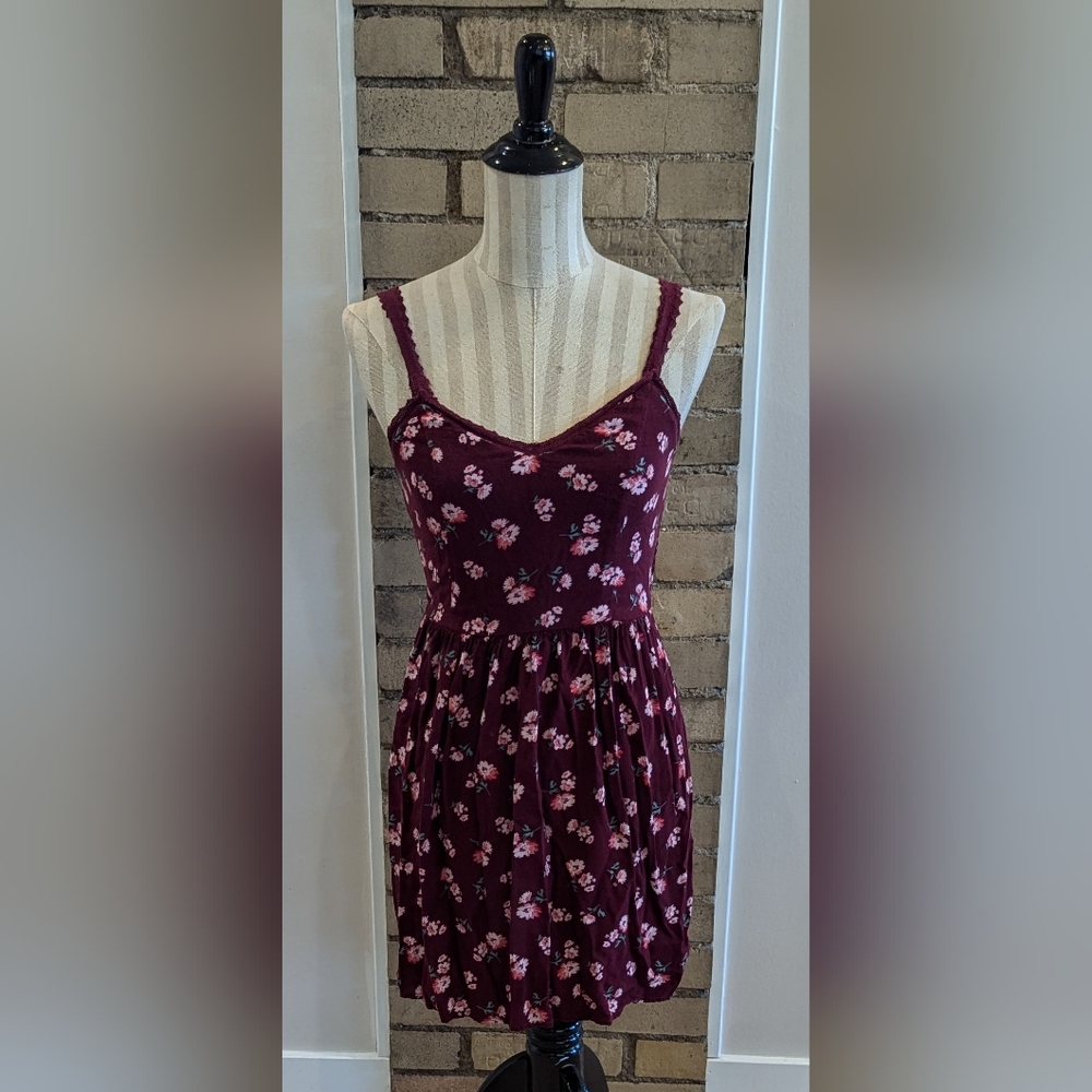 ABERCROMBIE AND FITCH Women's Floral Print Mini Dress